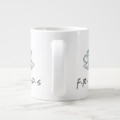 FRIENDS™ | Tasse Kaffee Wasserfarbe (Rückseite)