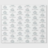 FRIENDS™ | Tasse Kaffee Wasserfarbe Geschenkpapier (Flach)