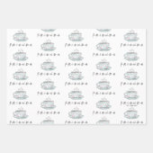 FRIENDS™ | Tasse Kaffee Wasserfarbe Geschenkpapier Set (Vorderseite 3)