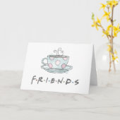 FRIENDS™ | Tasse Kaffee Wasserfarbe Karte (Gelbe Blume)