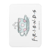 FRIENDS™ | Tasse Kaffee Wasserfarbe Magnet (Vertikal)