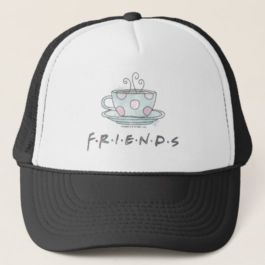 FRIENDS™ | Tasse Kaffee Wasserfarbe Truckerkappe (Vorderseite)