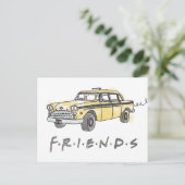 FRIENDS™ | Taxi Cab Einladungspostkarte (Stehend Vorderseite)