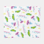 FRIENDS™ Taxis und Wasserfontänen Fleecedecke (Vorderseite (Horizontal))