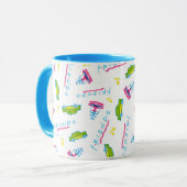 FRIENDS™ Taxis und Wasserfontänen Tasse (Vorderseite Links)