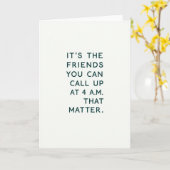 Friends That Truly Matter Card Karte (Gelbe Blume)