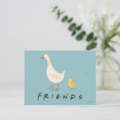 FRIENDS™ | The Chick and the Duck Postkarte (Stehend Vorderseite)