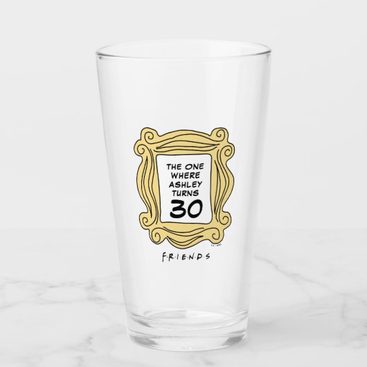 FRIENDS™ | The One with the Birthday Glas (Vorderseite)