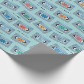 FRIENDS™ | The One With Video Tape Pattern Geschenkpapier (Ecke)
