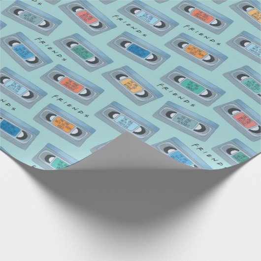 FRIENDS™ | The One With Video Tape Pattern Geschenkpapier (Ecke)