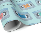 FRIENDS™ | The One With Video Tape Pattern Geschenkpapier (Rolleneckpunkt)