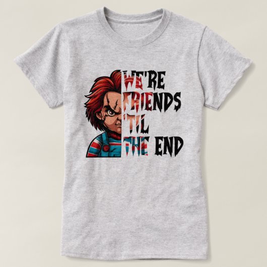 Friends Till The End Horror T-Shirt (Design vorne)