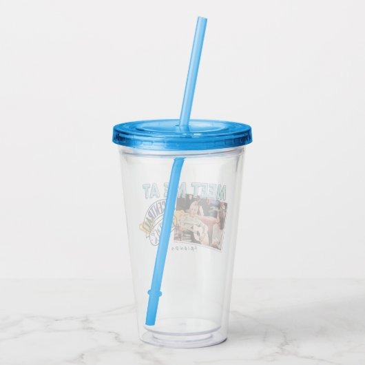 FRIENDS™ | Treffen Sie mich in Central Perk Acryltrinkbecher (Rückseite)