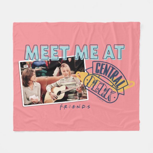 FRIENDS™ | Treffen Sie mich in Central Perk Fleecedecke (Vorderseite (Horizontal))