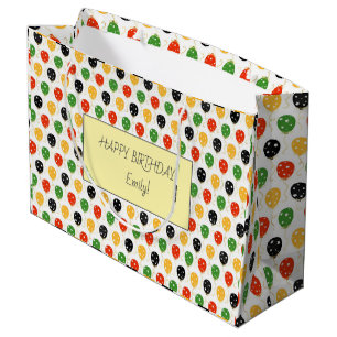FRIENDS TV Show Birthday Stripes Girly Elegante Große Geschenktüte