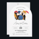 Friends TV Show Themed Customizable Birthday Einladung<br><div class="desc">Mit unserer individuell gestaltbaren Friends TV Show Birthday Einladung können Sie sich für den ultimativen Geburtstagsbash zum Thema "Freunde" vorbereiten. Ideal für Fans der ikonischen Sitcom,  bringt diese Einladung den Geist von Central Perk direkt vor Ihre Haustür.</div>