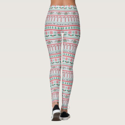 FRIENDS™ | Ugly Sweater Christmas Pattern Leggings (Rückseite)