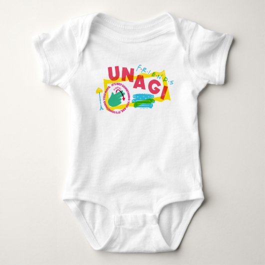 FRIENDS™ Unagi Baby Strampler (Vorderseite)