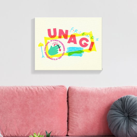 FRIENDS™ Unagi Leinwanddruck (Insitu (Wohnzimmer))