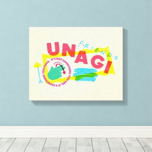 FRIENDS™ Unagi Leinwanddruck (Insitu (Holzboden))