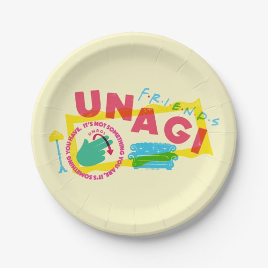 FRIENDS™ Unagi Pappteller (Vorderseite)