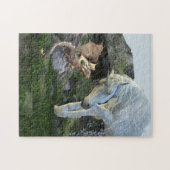 Friends Unicorn und Baby Dragon Fairy Schwanz Puzzle (Horizontal)