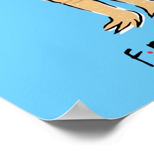 FRIENDS™ | Urlaub Armadillo Poster (Ecke)