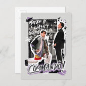 FRIENDS™ | Vielleicht, wenn ich nicht Kommando hät Einladungspostkarte (Vorne/Hinten)