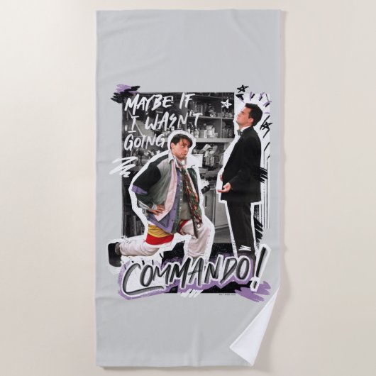 FRIENDS™ | Vielleicht, wenn ich nicht Kommando hät Strandtuch (Vorderseite)