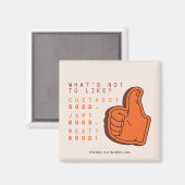 FRIENDS™ | Was soll man nicht mögen? Magnet (Vorderseite/Rückseite)