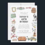 FRIENDS™ Watercolor Icons Geburtstag Einladung<br><div class="desc">Feiern Sie Ihren Geburtstag mit dieser FRIENDS™-thematischen Einladung. In einem lebendigen Aquarelldesign zeigen Sie die berühmten Symbole der geliebten TV-Show. Personalisieren Sie es mit Ihren Party-Details,  um eine unvergessliche Einladung zu schaffen,  die Fans der Serie begeistern wird. Ideal,  um eine Touch Nostalgie zu Ihrem besonderen Ereignis hinzuzufügen.</div>