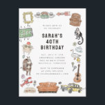 FRIENDS™ Watercolor Icons Geburtstag Postkarte<br><div class="desc">Feiern Sie Ihren Geburtstag mit einer Touch Nostalgie mit dieser Postkarte zum Thema FRIENDS™. Mit Symbolen aus der geliebten TV-Show fügt diese Postkarte Ihren Geburtstagsgrüssen eine lustige und persönliche Touch hinzu.</div>