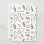 FRIENDS™ Watercolor Icons Kinderdusche Einladung (Rückseite)