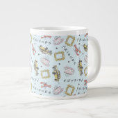 FRIENDS™ Watercolor Icons Muster Jumbo-Tasse (Vorderseite Rechts)