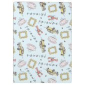 FRIENDS™ Watercolor Icons Muster Klemmbrett (Rückseite)