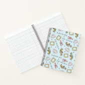 FRIENDS™ Watercolor Icons Muster Notizblock (Innenseite)