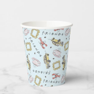 FRIENDS™ Watercolor Icons Muster Pappbecher