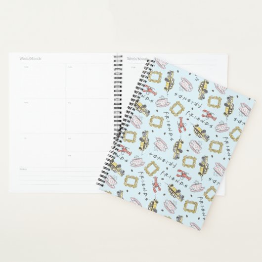 FRIENDS™ Watercolor Icons Muster Planer (Anzeige)