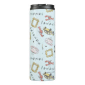 FRIENDS™ Watercolor Icons Muster Thermosbecher (Rückseite)