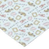 FRIENDS™ Watercolor Icons Muster Tischdecke (Schrägansicht)