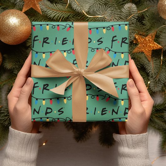 FRIENDS™ | Weihnachtsbeleuchtung - Logo Geschenkpapier