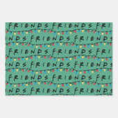 FRIENDS™ | Weihnachtsbeleuchtung - Logo Geschenkpapier Set (Vorderseite 3)
