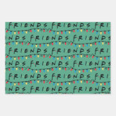 FRIENDS™ | Weihnachtsbeleuchtung - Logo Geschenkpapier Set (Vorderseite 2)
