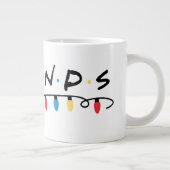 FRIENDS™ | Weihnachtsbeleuchtung - Logo Jumbo-Tasse (Rechts)