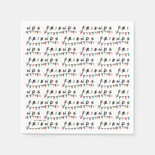 FRIENDS™ | Weihnachtsbeleuchtung - Logo Serviette (Vorderseite)