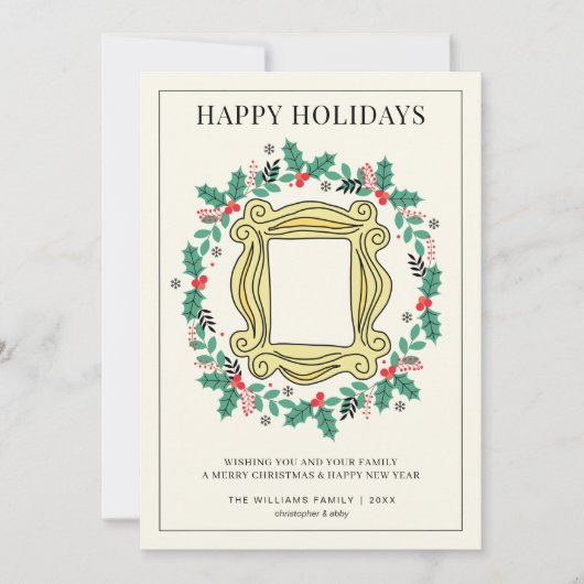 FRIENDS™ Weihnachtskarte Einladung (Vorderseite)