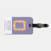 FRIENDS™ | Welcome to the Real World Quote Gepäckanhänger (Rückseite horizontal)