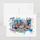 FRIENDS™ | Wenn Kaffee im Leben ist Einladungspostkarte (Vorne/Hinten)