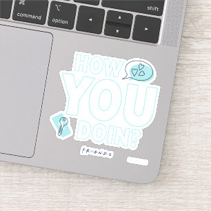 FRIENDS™ Wie geht es Ihnen? Aufkleber