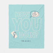 FRIENDS™ | Wie geht es Ihnen? Fleecedecke (Vorderseite)